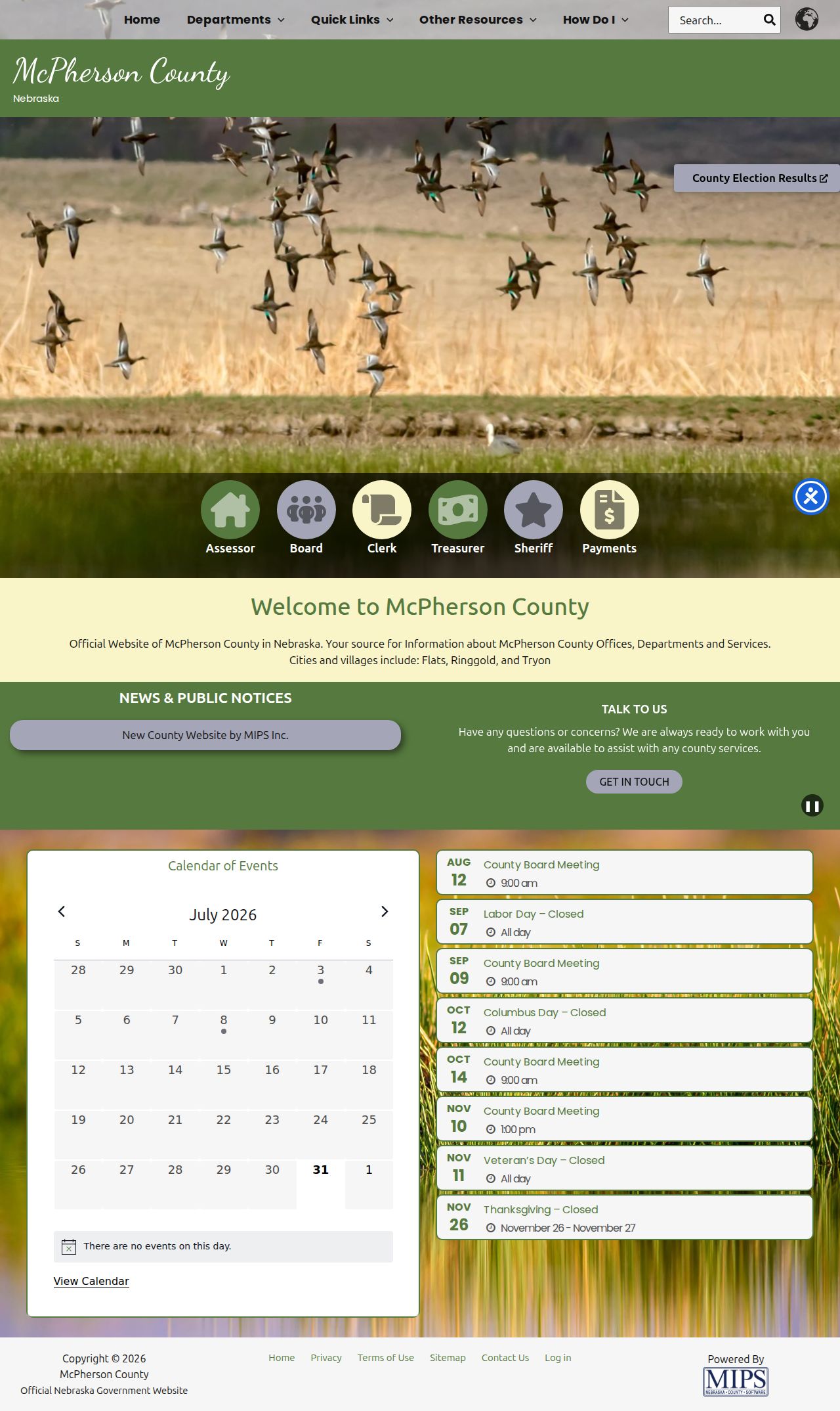 McPherson County criminal records government directory